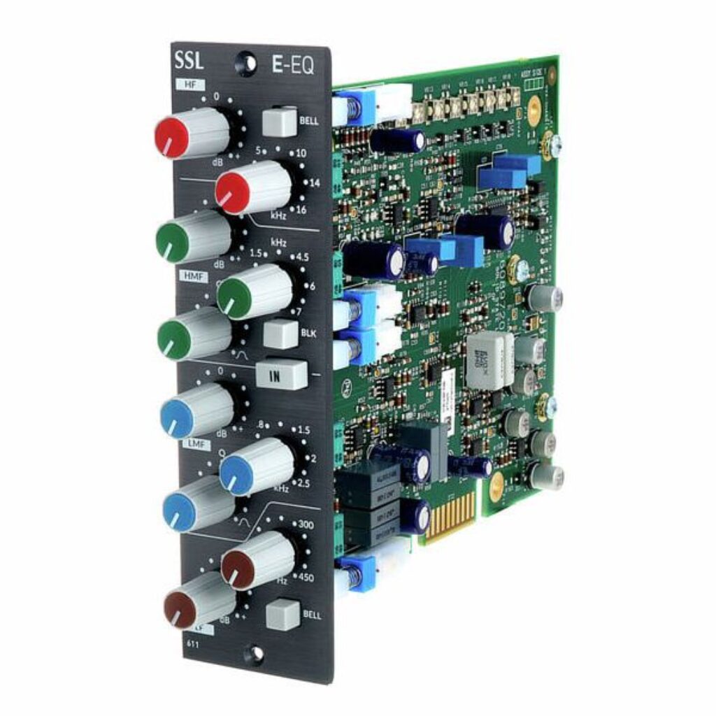 SSL 500-Series 611 EQ - common 500 series module types